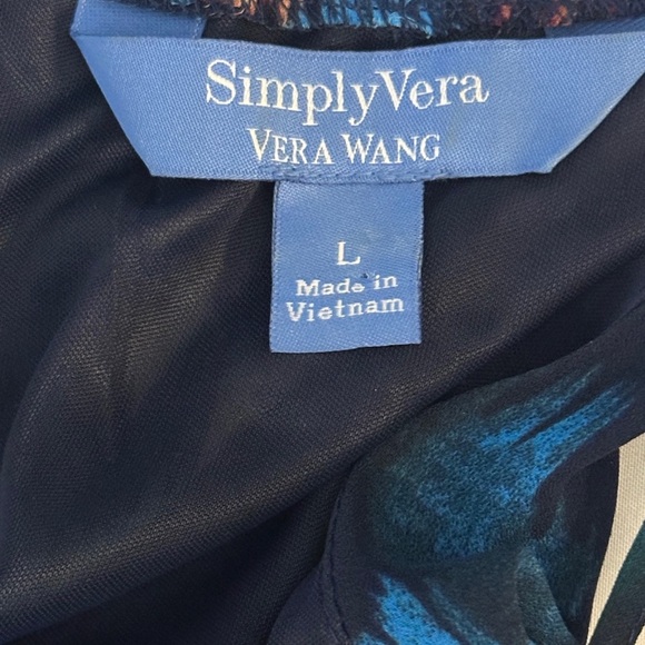 Simply Vera Vera Wang Floral Sleeveless Dress - Picture 5 of 8